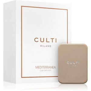 Culti Milano Car Diffuser Taupe Mediterranea vůně do auta + náhradní náplň 1 ks obraz