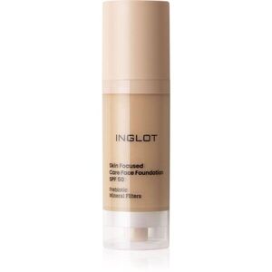 Inglot Skin Focused Care Face Foundation SPF 50 krycí make-up SPF 50 odstín Medium Olive 30 ml obraz