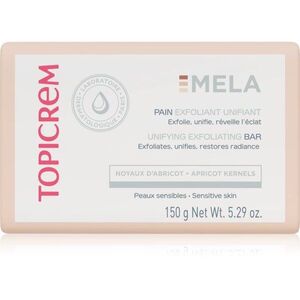 Topicrem MELA Unifying Exfoliating Bar čisticí mýdlo s exfoliačním účinkem na obličej a tělo 150 g obraz