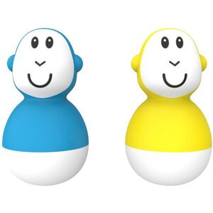Matchstick Monkey Endless Bathtime Fun Wobblers hračka do vody Blue & Yellow 2 ks obraz