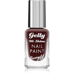 Barry M Gelly Hi Shine lak na nehty odstín Black Cherry 10 ml obraz