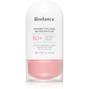 Biodance Invisible Collagen Peptide Sun Fluid opalovací emulze s kolagenem SPF 50+ 50 ml obraz