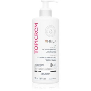 Topicrem MELA Unifying Ultra-Moisturizing Milk SPF15 hydratační mléko proti pigmentovým skvrnám SPF 15 500 ml obraz
