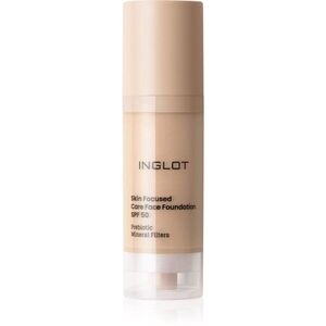 Inglot Skin Focused Care Face Foundation SPF 50 krycí make-up SPF 50 odstín 302 Ivory Beige 30 ml obraz