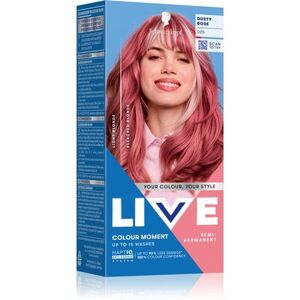 Schwarzkopf LIVE Colour Moment semipermanentní barva na vlasy odstín 025 Dusty Rose 50 ml obraz