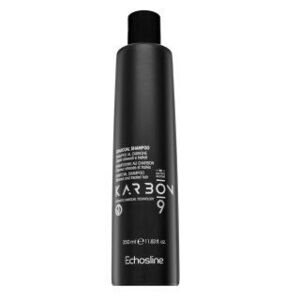 Echosline Karbon 9 Charcoal Shampoo šampon pro barvené, chemicky ošetřené a zesvětlené vlasy 350 ml obraz