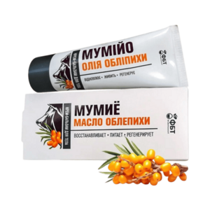 Tělový krém-balzám s mumiem a rakytníkovým olejem – 75 ml – FBT obraz