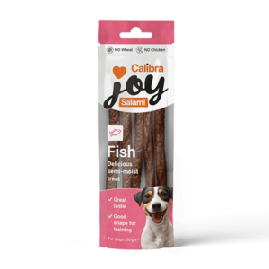 CALIBRA Joy dog salami fish rybí tyčinky 30 g obraz