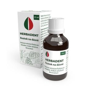 Herbadent Masážní roztok 25 ml obraz