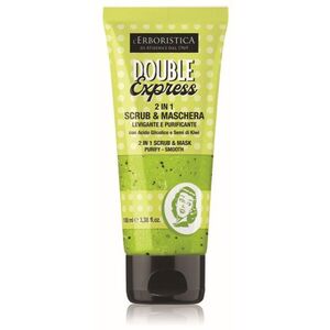 Erboristica Double Express 2in1 Pleťová gomáž a maska proti černým tečkám 100 ml obraz