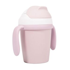 Bo Jungle Hrníček se slámkou CPLA 1 ks Pink obraz
