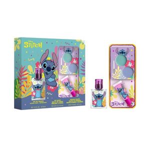 Air-Val Stitch Dárkový set toaletní voda, lesk na rty a oční stíny 3 ks obraz
