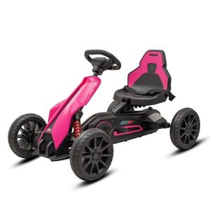 Baby Mix Dětská šlapací motokára Go-kart Speedster růžová obraz