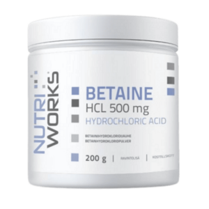 NutriWorks Betaine HCL 500mg - 200g obraz