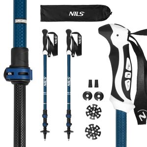 Nils Trekingové hole TK8601 modré obraz