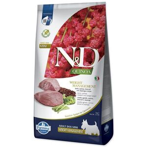 N&D Krmivo Dog Adult Quinoa Weight Management Lamb & Broccoli 7kg obraz