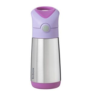 B.BOX Termoska na pití s brčkem 350 ml - sugar plum obraz