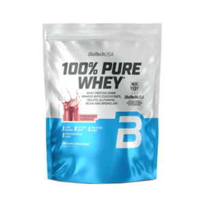 BioTech USA 100% Pure Whey 900 g jahoda obraz