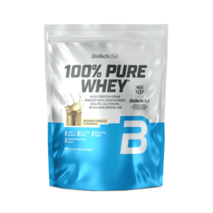 BioTech USA 100% Pure Whey 900 g bourbon vanilka obraz