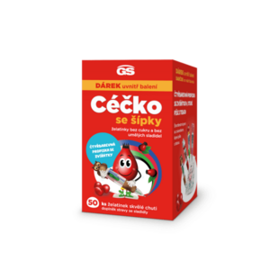 GS Céčko se šípky želatinky bez cukru 50 ks +dárek obraz