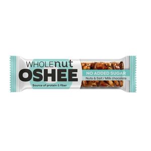 OSHEE Wholenut Mandle&sůl+mléčná čokoláda tyčinka 40 g obraz