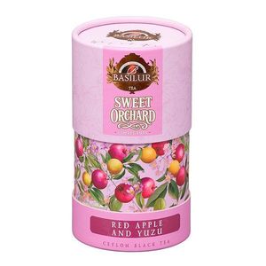 BASILUR Sweet orchard red apple & yuzu černý čaj 75 g obraz