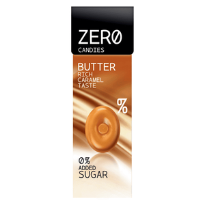 ZERO CANDIES Butter candies 0% smetanové bonbóny 32 g obraz