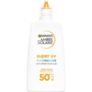 Garnier Ambre Solaire Super UV Niacinamide lehký ochranný fluid proti nedokonalostem pleti SPF 50+ 40 ml obraz