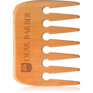 Dear Barber Texture hřeben na vlasy na vousy 1 ks obraz
