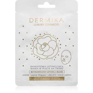 Dermika Luxury Ceramides liftingová plátýnková maska s ceramidy 1 ks obraz
