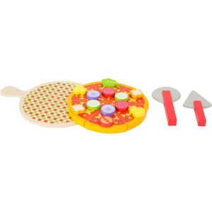 Small foot Pizza sada hraček ze dřeva 3 y+ 21 ks obraz